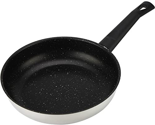Magefesa - Deep Galax sartén de 28 cm Ø, antiadherente multicapa efecto piedra, induccion total, para todo tipo de cocinas y lavavajillas, mango ergonomico con salvallamas, honda, facil uso y limpieza