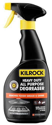 500ml Heavy Duty All Purpose Degreaser Spray - Powerful Cleaner for Grease on Kitchens, Bathrooms, Fabrics, Carpets, Plastics, Engines, and Machinery