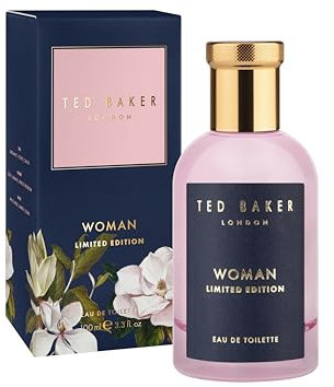 Ted Baker Woman Pink Limited Edition EDT, Delicate and Fresh Scent, Blends of Soft Lily and Delicate Jasmine, Finishing Notes of Amber and Creamy Sandalwood, 100ml