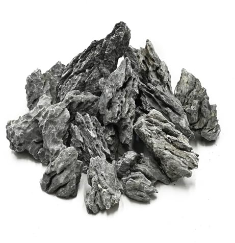 KINGRUI Natural Rocks Seiryu Stone 1-2.5 Inches Decorative Rocks for Fairy Gardens,Miniature Landscaping,Bonsai,DIY Crafts, Aquariums & Reptile Terrariums-2lb