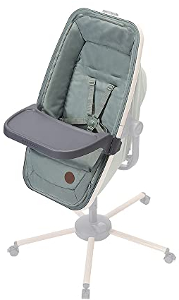 Maxi-Cosi Alba Kit de comida para bebé, bandeja y funda para trona, tejidos 100% reciclados, 6 meses - 3 años (15 kg), Beyond Green