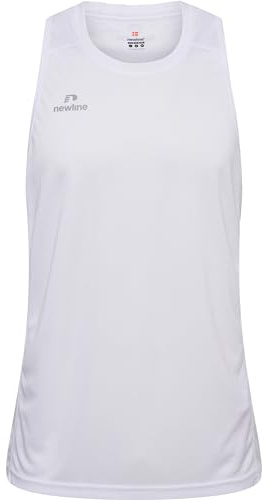 NewLine Herr atletisk löpning Singlet vit