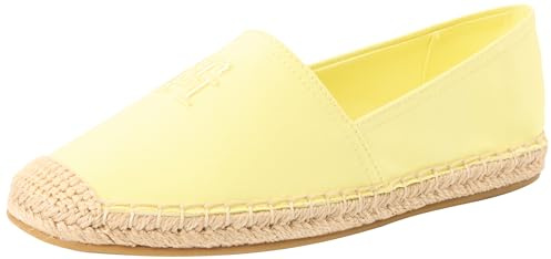 Tommy Hilfiger Alpargatas para Mujer Espadrilles Calzado de Tela, Amarillo (Yellow Tulip), 36