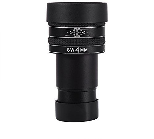 Okular Planetary, Zoomobjektiv Schwarz 4 Mm 1,25 Zoll 58 Grad Planetary Deep Sky Objects Okular Hochleistungs-Mond- Und Planetenbeobachtung Für Teleskop JS