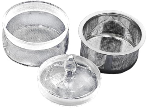 rockible Kit di riparazione per orologi, tazza per olio per orologi, con rete, kit per oliatore per orologi multifunzionale, barattolo per lavaggio olio per