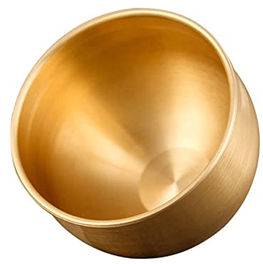 PRETYZOOM Tazza Da Tè in Ottone Tazza Da Tè Decorativa Retro e Liquore Per Uso Domestico Contenitore Decorativo