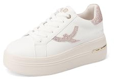 QUEEN HELENA Strass Platform Sneakers Casual High Gymnastik Skor Kvinnor X33-8