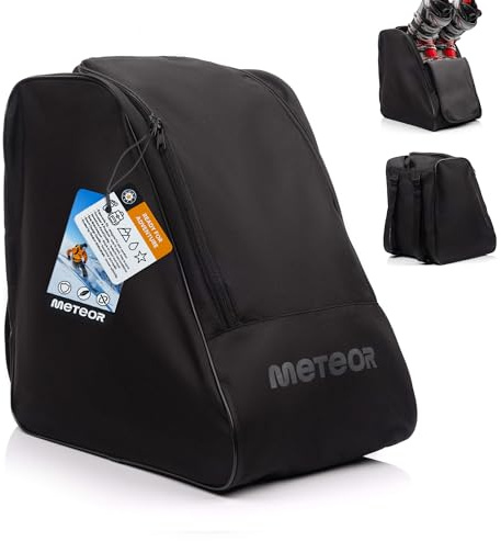 meteor Bolsa para Botas Esqui - Mochila con Drenaje Inferior para Zapatos Snowboard - Bolsillo para Gafas Tabla Casco Patines - para Hombre y Mujer