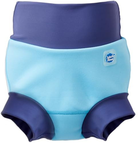 Splash About La nouvelle couche améliorée, Happy Nappy, Blue Cobalt, 6-12 mois