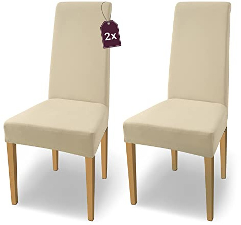 SCHEFFLER-HOME Coprisedia Elasticizzato Natalie in cotone elasticizzato per sedie e sedili