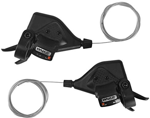 CYSKY Bike Shifters 3x8 Speed Bicycle Gear Shifters Set Visible Optical Gear Display Indicator With Gear Cables Mountain Bike MTB Bicycle Shift Combo 1 Pair