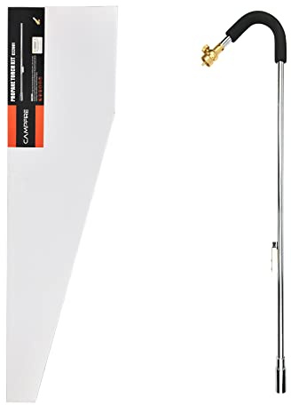 CAMPFIRE Propane Torch Weed Burner Propane Weed Torch with Turbo Trigger Push Button Igniter,Garden Torch for Weeds for Roof Asphalt,Ice Snow,Road Marking,Charcoal