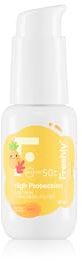 Freshly Cosmetics Kids Protection – Crema solare per bambini SPF 50+ con filtri fisici minerali, 50 ml