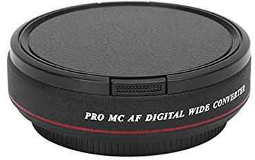 Lente Gran Angular de 62 Mm 0.45X, Lente Gran Angular de Gran Apertura Ultradelgada, Filtro de Lente Gran Angular 62 Mm 0.45X para Cámaras DSLR Lentes de Videocámara con 62 Mm de Diámetro