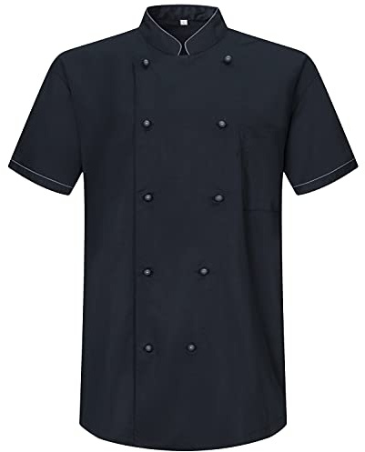 Misemiya - Veste de chef pour hommes - Veste de chef pour hommes - Uniforme d'accueil -Ref.8501B