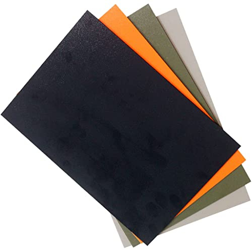 1 foglio Kydex da 5 mm per coltello fai da te fodero fondina coltello parti nero sabbia verde arancione Bello e pratico