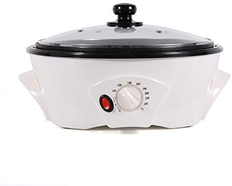 Fricienc 1200W Elektrischer Kaffeebohnenröster Kaffeeröster für den Heimgebrauch Temperatureinstellung und Timer Kaffeeröster Maschine 240V