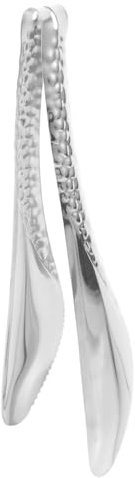 CIYODO Pinzas De Cocina De Metal Para Asar Filetes, Utensilio De Cocina De Acero Inoxidable Para Barbacoa, Servir Ensalada, Asar A La Parrilla, Pinzas Para Servir Alimentos, Pinzas De