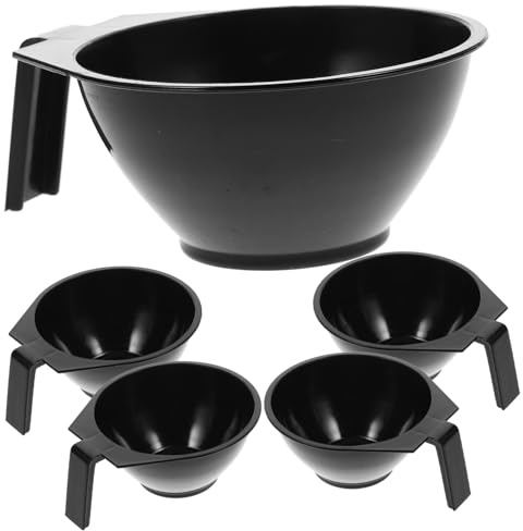 SOIMISS 5pièces Bol Teinture Pour Coloration Cheveux Professionnel Accessoires Pour Salon Et Usage Maison Mélanger Teinture Cheveux Facilement