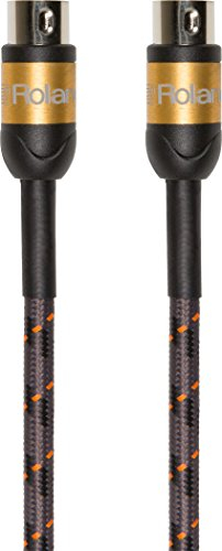 ROLAND Gold Series Premium Midi Cable, 3 Ft./1 M - Rmidi-G3