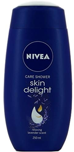 Gel de ducha para mujer de Nivea. Lavanda relajante. Pack de 6 unidades de 250 ml
