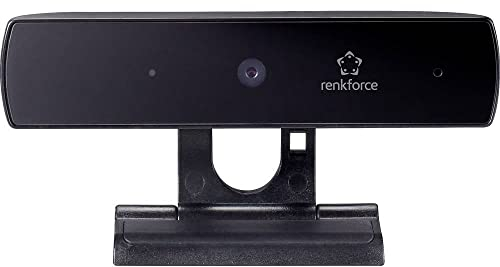 Renkforce RF-WC1080P1 Full cámara Web HD 1920 x 1080 Pixeles Soporte de Abrazadera