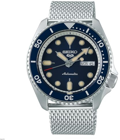Seiko 5 Suits Herren-Uhr Edelstahl mit Metallband SRPD71K1