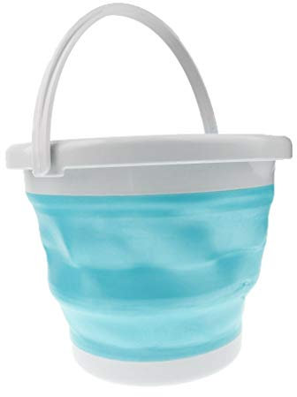 Tubayia Faltbare Wassereimer Falteimer Angeleimer Eimer für Angeln, Camping, Wandern
