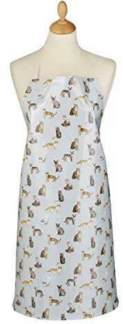 Cooksmart British Designed Waterproof PVC Apron | Wipe Down Aprons For Women & Men For Cleaning Or Kitchen | Waterproof Apron For Women & Men - Curious Cats