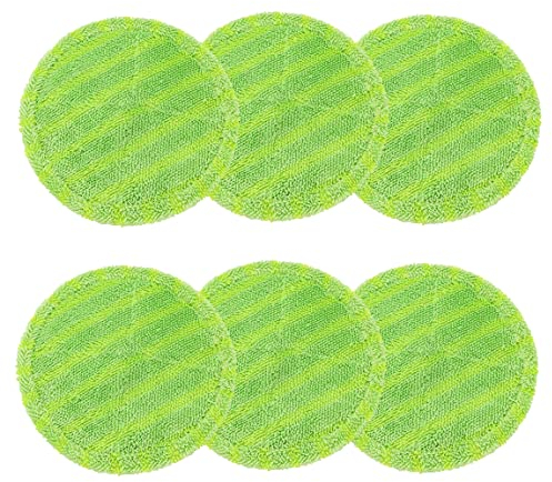 LTWHOME 16cm Mikrofaser Pads geeignet für Floating Mop M30457 (6 Stück)