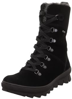 Legero Novara Bottes de neige Gore-Tex doublées chaudes pour femme, noir 0000, taille 37,5 EU, Noir 0000, 37.5 EU