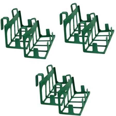 Yardwe 6 Pcs Podium Fleur Stand Fleur Pièce Maîtresse Riser Suspendu Pot De Fleur Rack Fleur Pièce Maîtresse Titulaire Suspendus Fleur Cage Fleur Cage Cadre Plafond Rack Support Mural