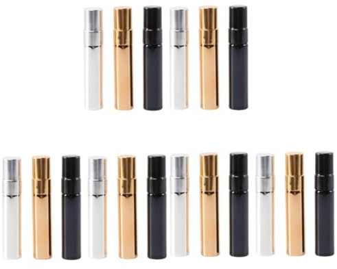Healeved 18pcs Perfume Refillable Spray Bottle Fine Mist Applicator Empty Pump Bottles for Travel