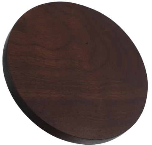 Alipis Wood Display Stand 4.72 in Round Wooden Base for Figure Display Stand Miniature Model Base for Action Figures Showcase for Tabletop Collectibles Smooth Edges for Home or Study