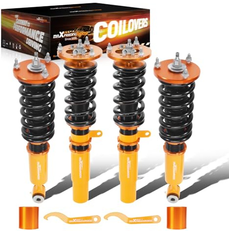 maXpeedingrods 24-vägs dämpare coilovers höjd justerbar för BMW 5-serien E39 RWD Hatchback 1995–2003 525i 530i 540i 520d
