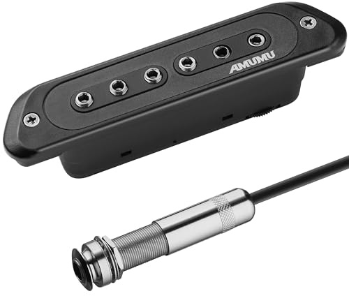 Amumu SP60 Acoustic Guitar Pickup Humbucker Magnetic Passive Soundhole Pickup for Acoustic guitar