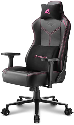 Sharkoon Skiller SGS30, Gaming Stuhl, Schwarz/Pink