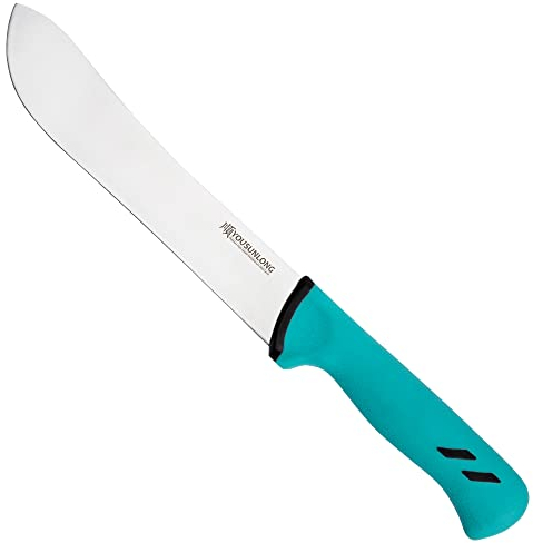 YOUSUNLONG Coltello da macellaio con naso di toro - 203 mm - Lama in acciaio al molibdeno ad alto tenore di carbonio - Coltello per la lavorazione della carne - Impugnatura ergonomica e antiscivolo
