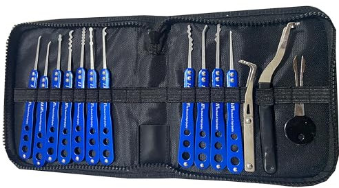 Juego de 14 ganzúas de cerradura HH, herramientas de cerrajero de puerta, recogedor de apertura rápida