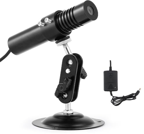 CGOLDENWALL Luz Láser de Posicionamiento Rojo 635nm Línea Recta con Soporte