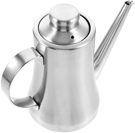 OKUMEYR Dispensador De De Acero Inoxidable Filtro Contenedor De Almacenamiento De Cocina Para y Grasa Capacidad Para Uso Doméstico