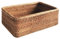 HWXZUUO Cesti di Stoccaggio di Rattan Cesto Intrecciato Rettangolare di Vimini Organizzatore Cesto di Frutta per Cucine Soggiorno Bagno, Marrone, 1
