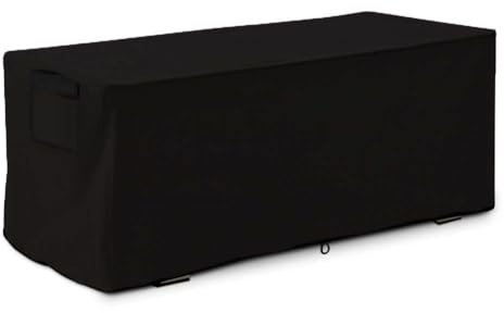 Copriponte da terrazza Copricontenitore esterno Copertura per ponte da terrazza Copertura esterna in tela di stoccaggio realizzata in Oxford rivestito in argento 210D, il coperchio della scatola è e