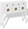 Kangmusi Sideboard Chinesischer Stil Massivholz Weiß,242647