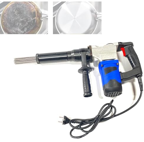 Lakenbroade Escalador de Aguja con empuñadura de Pistola de Alta Potencia de 1100 W, Escalador de Aguja de Grado Industrial para Eliminar óxido, escoria de Soldadura y Pintura,110V