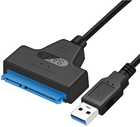 veorly USB Sata Cable Sata 3 to USB 3.0 Adapter USB Sata Adapter Cable Support 2.5 Inches Ssd Hdd Hard Drive