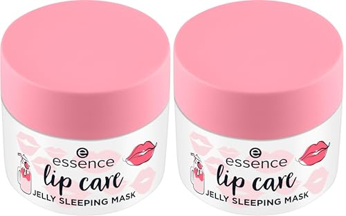 Essence - Masque Lèvres Gelée Lip Care Jelly Sleeping Mask - 02 Strawberry Milkshake (Lot de 2)