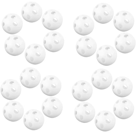 VICASKY 80pièces Hochet pour Garçon Fille Blanc Inserts Plastique pour Loisirs Créatifs de Rechange pour Hochets et Jouets pour Nourrissons