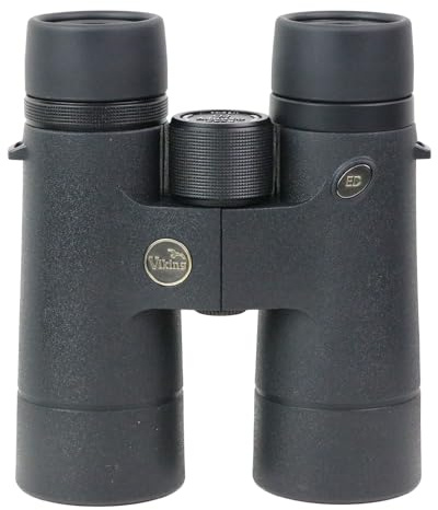 Viking Osprey ED Premium Binoculars – Lightweight Waterproof Pocket Binoculars with Flat Field Optics, FMC Lenses & Dielectric Prisms for Birdwatching, Travel & Hiking (10x42)