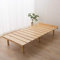 EMOOR Futonbett OSMOS 97 x 200cm für Japanische Futon-Matratze, Höhenverstellbar (5/18/31cm), Natur-Braun, Tatami Natürlich Kiefern Holzbett Palettenbett